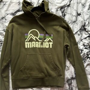 Marmot Olive Green Pullover Hoodie